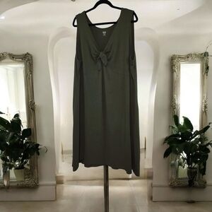 a.n.a Olive Green Dress 2x Could fit 3x